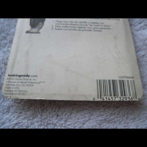 4 Goody 2002 Hair Sticks Plastic Chignon Pins Secure Updo Large Round End Wavy - Picture 4 of 6